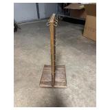 Wooden Rotating Two-Sided Jewelry Display Stand