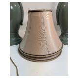 Lot of (2) Green Lamps