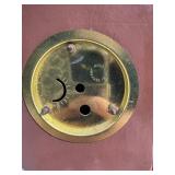 Large Vintage Holly Hobbie Style Figurine Clock Girl with Bonnet Cat and Grandfather Clock Made In Germany