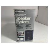 Universal Security Inst. SP-1717 Indoor/Outdoor 3 Way Stereo Speakers