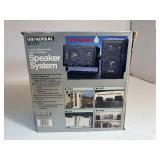 Universal Security Inst. SP-1717 Indoor/Outdoor 3 Way Stereo Speakers