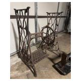 Singer Cast Iron Sewing Machine Base & Sewing Machine