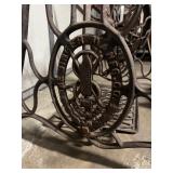 Singer Cast Iron Sewing Machine Base & Sewing Machine