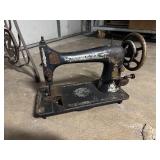 Singer Cast Iron Sewing Machine Base & Sewing Machine