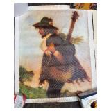 Lot of (3) Canvas Poster Paintings