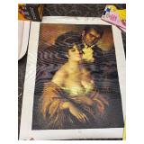 Lot of (3) Canvas Poster Paintings