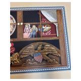 Huntington Signed Framed Folk Art Doll Oil Painting