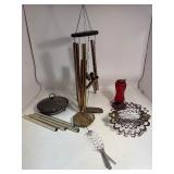 Wind Chimes & Hummingbird Feeder