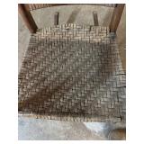 Wicker Seat Wooden Rocking Chair