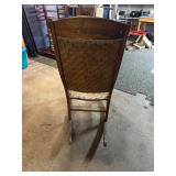 Wicker Seat Wooden Rocking Chair