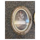 Large Vintage Gallery Wall Home Interiors & Oval Frame