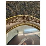 Large Vintage Gallery Wall Home Interiors & Oval Frame