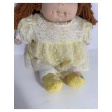 1984 MN Thomas Baby Brown Hair Green Eyes Cabbage Patch Kids Girl Doll