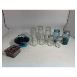 Glass Jars & Marbles