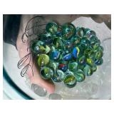 Glass Jars & Marbles