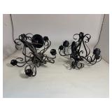 Black Wrought Iron Chandeliers