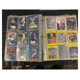 Baseball Card Binder - Dwight Gooden, Roger Clemens & Nolan Ryan (1980s)