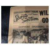 Minneapolis Sunday Tribune Sports Section - 1942 Vintage Newspapers & Clippings