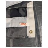 Thin Blue Line US Flag - Black & Gray Stripes with Blue Stripe & White Stars