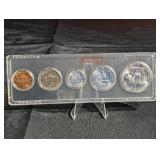 Whitman 1960 United States Mint Coin Set (P Mint) - 5-Coin Collection