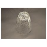 Crystal Glass Tumblers - Faceted Cut Pattern (Set of 3)