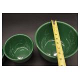 Chantal Green Ceramic Nesting Bowls - 4-Piece Set - Made in Italy