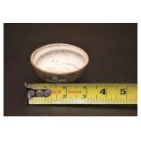 Japanese Stoneware Teapot Set with 4 Cups & White Swirl Bowl in Box - Gray Crackle Glaze