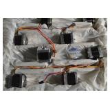 Stepper Motors - Assorted Bulk Bundle with Color-Wire Harnesses