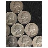 90% Silver Washington Quarters Mix - 15 Coins