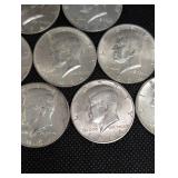 Kennedy Half Dollars 1964 (Lot of 10)