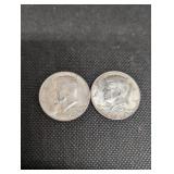 Kennedy Half Dollars 1964 (Lot of 2)