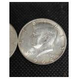 Kennedy Half Dollars 1964 (Lot of 2)