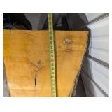 Live Edge Wood Slab Top with Bark Edge - Rustic Table/Bench Surface