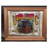 Union Pacific Railroad Wall Art - Vintage Elk Circle Print Framed