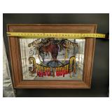 Union Pacific Railroad Wall Art - Vintage Elk Circle Print Framed