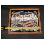 Pepsi-Cola Vintage Advertising Sign - Framed Lithograph A Nickel Drink Worth a Dime 5¢