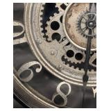 Skeleton Gear Wall Clock - Large 24in Exposed Gearwork Face