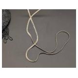 Two Vintage Beaded Evening Handbags - Black Fringe Bead Bag & Silver Ribbed Clutch