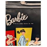 Barbie Carry Case With 2 Vintage Dolls & Assorted Clothing Accessories - 1960s