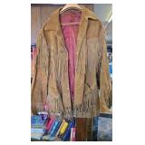 Fringe Leather Jacket Tregos Westwear