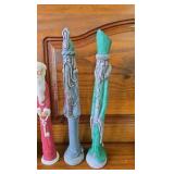 5 Tall Skinny Figurines