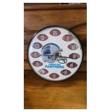 Carolina Panthers Clock,  One Million Dollars encased, Girl In n Mirror Tin Plate