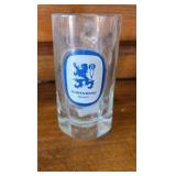 3 glass mugs, Lowenbraun, Munich- Nasa- 12 Meter Racing Sloop