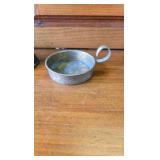 Brass Rabbit Candle Holder,  Brass Dish, Silver Plated Trinket Dish