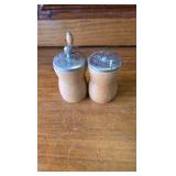 Salt & Pepper Grinder, Corn Cutter, Wooden Utinsels.