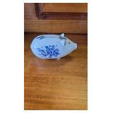 Dutch Blue Piggy Bank, 2 Mugs, Dutch Decor