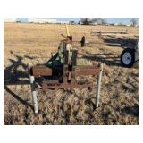 Silt Fence Plow Homemade