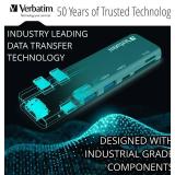 Verbatim 7-in-2 USB C Hub Adapter with 4K HDMI, 100W Power Delivery, USB 3.0, SD Card Readers for MacBook Pro and USB C Laptops
