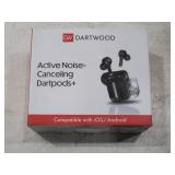 Dartwood Active True Wireless Noise-Canceling Earbuds - Dartpods+ Portable Splashproof Immersive Sound Earphones with Bluetooth Connectivity