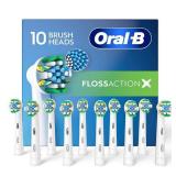 Oral-B FlossAction Electric Toothbrush Replacement Brush Heads, 10 ct.